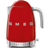 Kép 1/2 - SMEG retro vízforraló, állítható hőm.,3D logó, piros