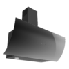 Kép 1/2 - EVIDO CLIFF 90B fali páraelszívó, 90 cm, fekete
