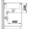 Kép 6/6 - BLANCO ZIA XL 6 S Silgranit mosogatótálca, fehér, excenter nélkül