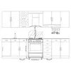 Kép 2/2 - EVIDO FREE EE55W szabadonálló tűzhely, elektromos sütő és főzőlap, 50 cm, fehér
