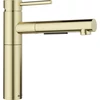 BLANCO ALTA-S II kihúzható fejes csaptelep, satin gold, HD