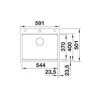 Kép 3/5 - BLANCO ETAGON 6-F palaszürke tart., exc.n., SZINTBE ÉPÍTÉS