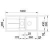 BLANCO METRA 6 S SILGRANIT mosogató, fekete