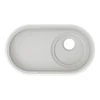 BLANCO OOVALON 700-U VELGRANIT mosogató, cloud white, lefolyó nélkül