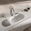 BLANCO OOVALON 700-U VELGRANIT mosogató, cloud white, lefolyó nélkül