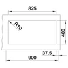 BLANCO SUBLINE 480/320-U SILGRANIT mosogató, balos, palaszürke