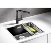 BLANCO SUBLINE 500-IF SteelFrame SILGRANIT mosogató, fehér