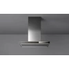 Kép 1/5 - Falmec LUMINA NRS 90 cm sziget páraelszívó, inox/fekete üveg