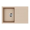 Kép 1/3 - EVIDO Cubo 45S gránit mosogató, 780 x 500mm, avena