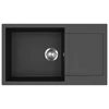 Kép 1/3 - EVIDO Cubo XL 6S compact gránit mosogató, 860 x 500 mm, antracit