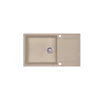 Kép 1/2 - EVIDO Cubo XL 6S compact gránit mosogató, 860 x 500 mm, homok