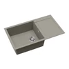 Kép 2/3 - EVIDO Cubo XL 6S compact gránit mosogató, 860 x 500 mm, platina