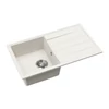 EVIDO EASY 45 S gránit mosogató, 760 x 440 mm, fehér