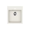 EVIDO EASY 45 gránit mosogató, 460 x 515 mm, fehér