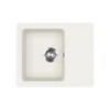 EVIDO HOME 45 S Compact gránit mosogató, 575 x 460 mm, fehér