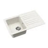 EVIDO HOME 45 S gránit mosogató, 765 x 460 mm, fehér