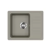 Kép 1/3 - EVIDO Home 45S compact gránit mosogató 575x460 mm platina