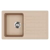 Kép 1/4 - EVIDO Home 45S gránit mosogató, 765 x 460mm, avena