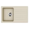 Kép 1/4 - EVIDO Home 45S gránit mosogató, 765 x 460mm, bézs