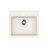 EVIDO QUADRO 6 gránit mosogató, 562 x 510 mm, fehér
