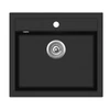 Kép 1/2 - EVIDO Quadro 6 gránit mosogató, 562 x 510 mm, antracit