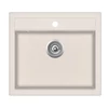 Kép 1/2 - EVIDO Quadro 6 gránit mosogató, 562 x 510 mm, bézs