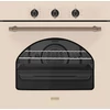 Kép 1/3 - EVIDO RUSTIC-O 60C légkeveréses sütő, grill ,analóg,bézs/bronz