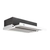 Kép 1/2 - EVIDO SLIMLUX 60GW teleszkópospáraelszívó,60cm,fehér festett ház/fehér üvegfront