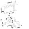 Kép 4/5 - Falmec DOWN DRAFT 120 cm pultba építhető páraelszívó, inox (motor nélkül)
