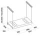 Kép 5/5 - Falmec LIGHT 120 cm sziget páraelszívó, fekete