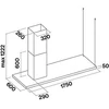 Kép 4/4 - Falmec LUMEN 175 cm sziget páraelszívó, balos, inox