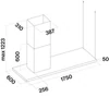 Kép 4/4 - Falmec LUMEN NRS 175 cm sziget páraelszívó, balos, inox