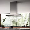 Kép 3/5 - Falmec LUMINA NRS 120 cm fali páraelszívó, inox/fekete üveg