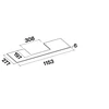 Kép 3/5 - Falmec MOVE 120 cm beépíthető páraelszívó, fehér