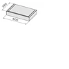 Kép 2/2 - Falmec SHELF  növénytartó tálca 60 cm polc modulhoz, inox