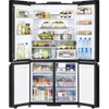 HITACHI alulfagyasztós hűtőszekrény, 4 ajtós, 569 l, vákuum fiók, AutoDoor, matt fehér üveg