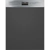 SMEG BEÉPÍTHETŐ MOSOGATÓGÉP, félintegrált, 60 cm, 13 teríték, 10+1 funkció, 7 hőmérséklet, inox panel