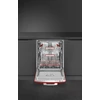 Kép 4/5 - SMEG BEÉPÍTHETŐ MOSOGATÓGÉP, retro, 60 cm, 13 teríték, 10 funkció, 7 hőmérséklet, piros front