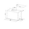 Kép 2/2 - SMEG BEÉPÍTHETŐ PÁRAELSZÍVÓ, Universal design, 70 cm, inox