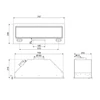 Kép 2/3 - SMEG BEÉPÍTHETŐ PÁRAELSZÍVÓ, Universal design, 75 cm, LED, matt fekete