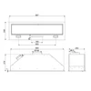 Kép 2/2 - SMEG BEÉPÍTHETŐ PÁRAELSZÍVÓ, Universal design, 90 cm, LED, matt fekete