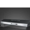 Kép 1/3 - SMEG BEÉPÍTHETŐ PÁRAELSZÍVÓ, Universal design, 90 cm, kihajtható üveg front, inox