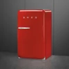Kép 3/5 - SMEG HAPPY BAR, retro, 54,5x98 cm, jobb oldali pántok, piros