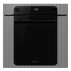 SMEG HŐLÉGKEVERÉSES SÜTŐ, Musa design, 60 cm, 10 funkció, ezüst/fekete