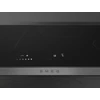 SMEG INDUKCIÓS FŐZŐLAP, Isola design, Alta kollekció, 80 cm, 4 főzőzóna, 1 MultiZone, fekete üveg/inox