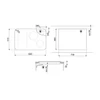 SMEG INDUKCIÓS FŐZŐLAP, Isola design, Flat kollekció, 80 cm, 4 főzőzóna, 1 MultiZone, fekete üveg