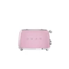 Kép 1/5 - SMEG KENYÉRPIRÍTÓ, retro, 2x2 szeletes, rózsaszín
