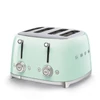 Kép 2/5 - SMEG KENYÉRPIRÍTÓ, retro, 2x2 szeletes, világoszöld
