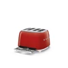 SMEG KENYÉRPIRÍTÓ, retro, 2x2 szeletes, piros