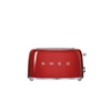 Kép 1/3 - SMEG KENYÉRPIRÍTÓ, retro, 4 szeletes, piros